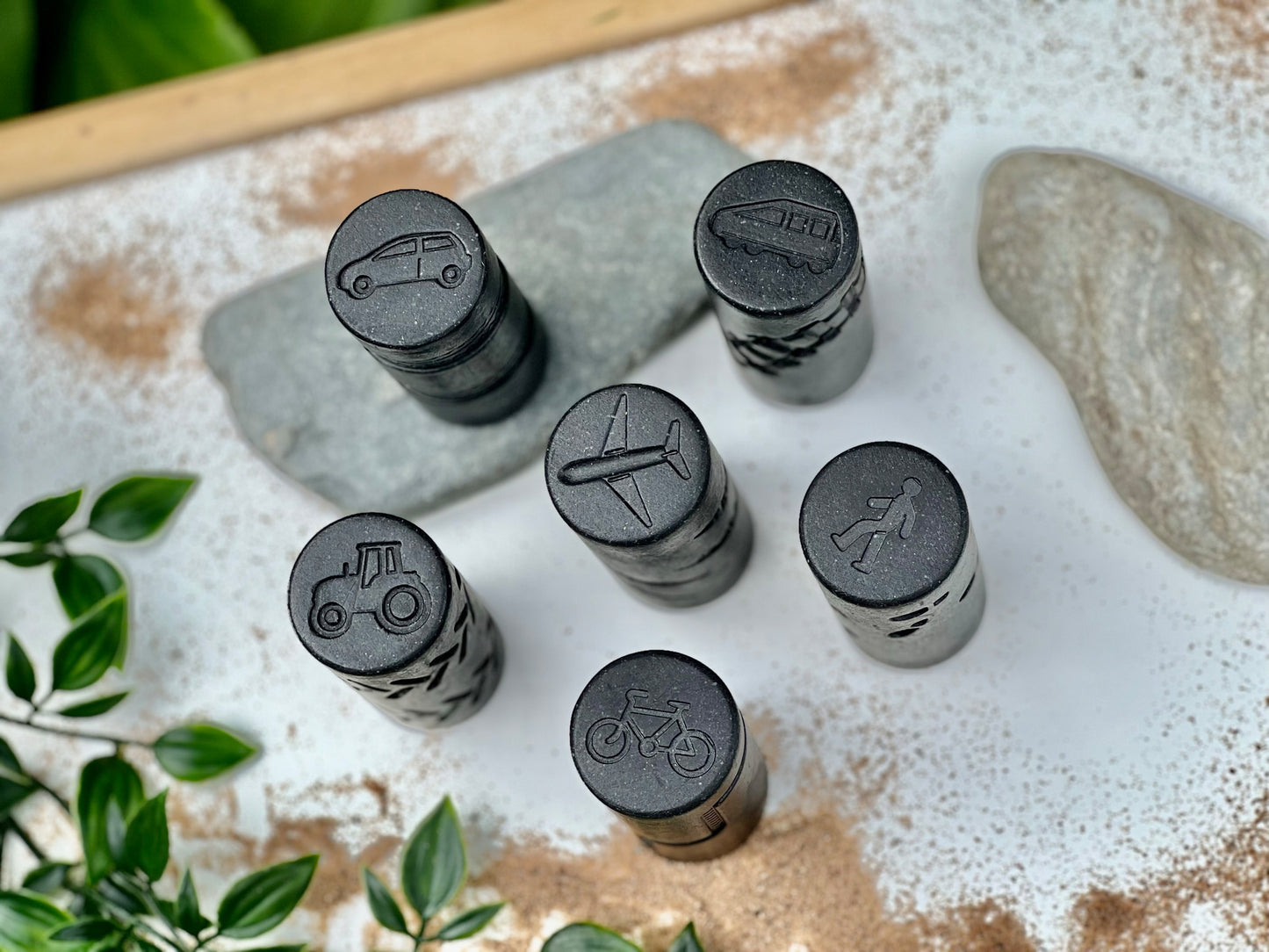 Let’s Roll – Transport Dough Roller and Stamps by Yellow Door
