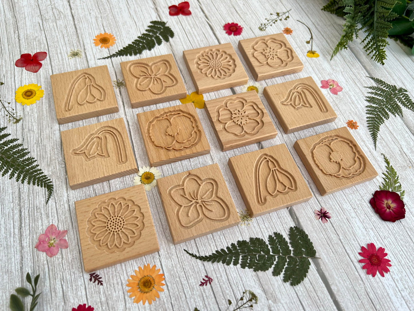 Match Me – Sensory Flower Tiles by Yellow Door