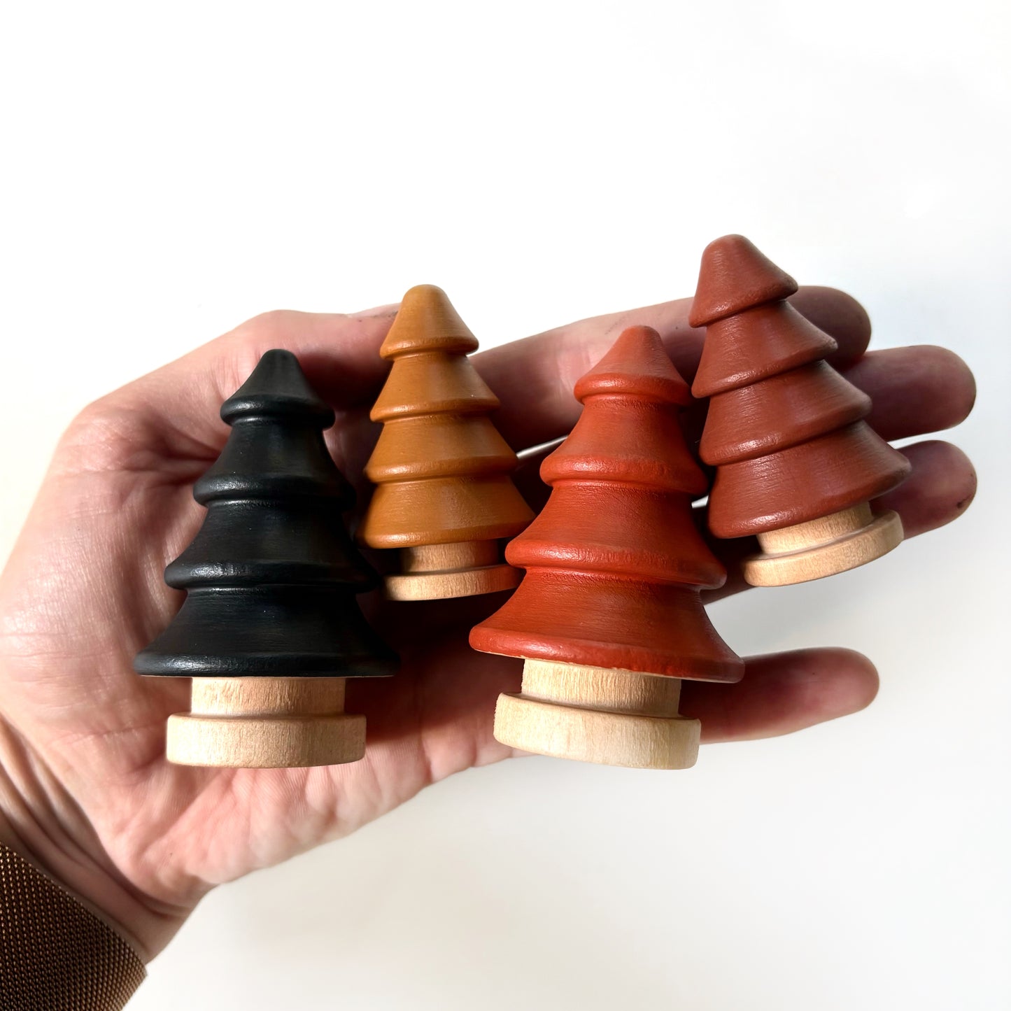 Autumn Painted Wood Trees