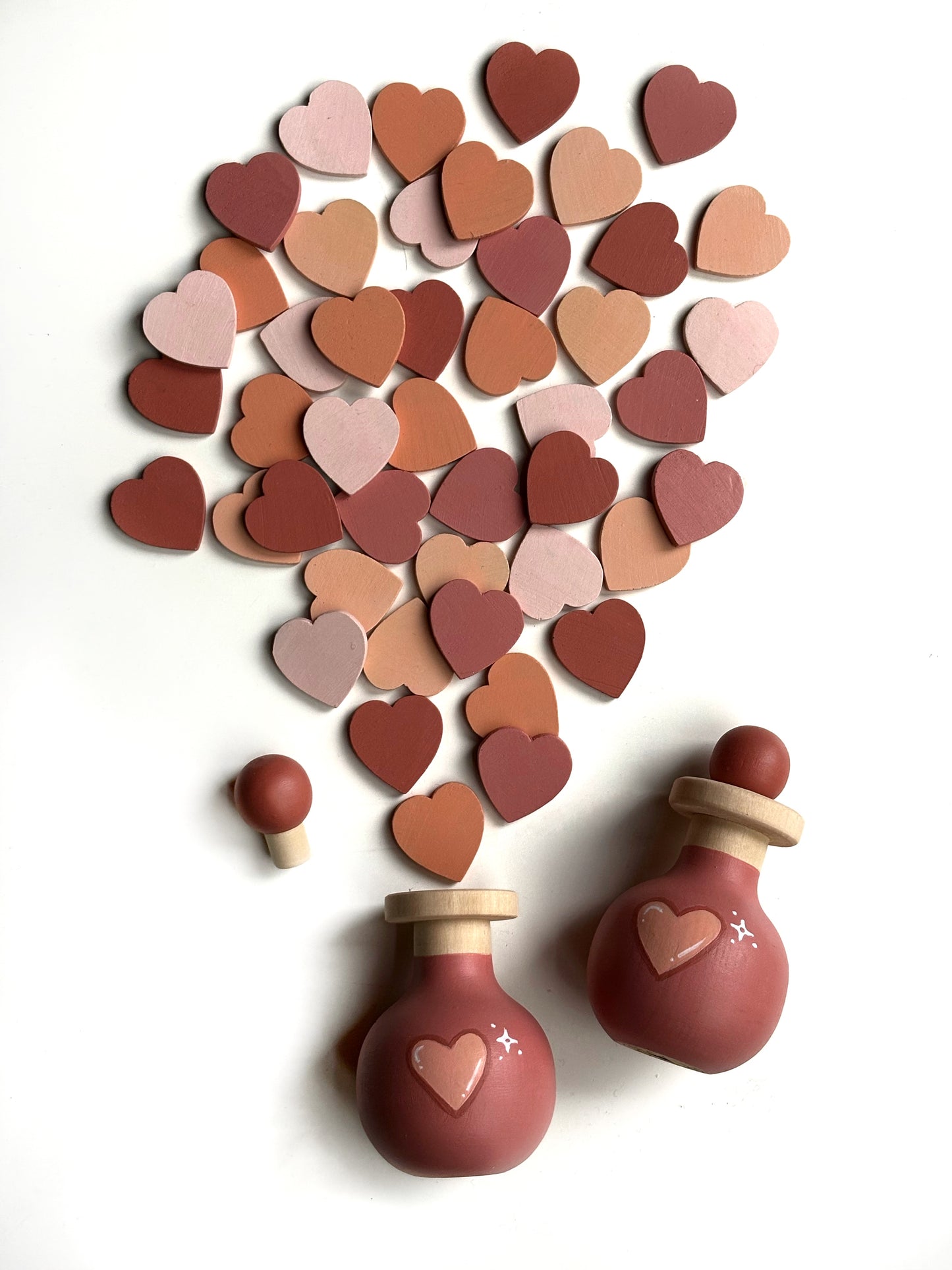 Love Potion Wood Bottle