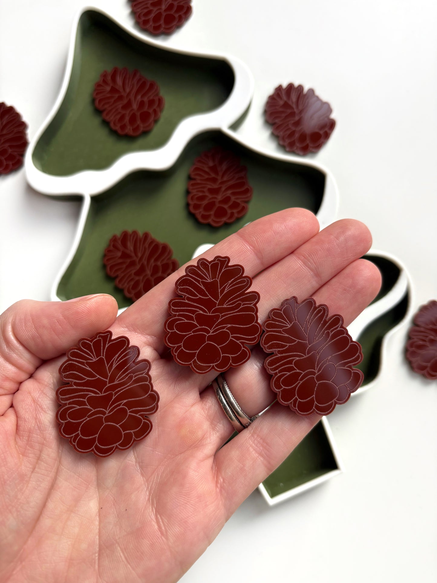 Acrylic Pinecone Counters