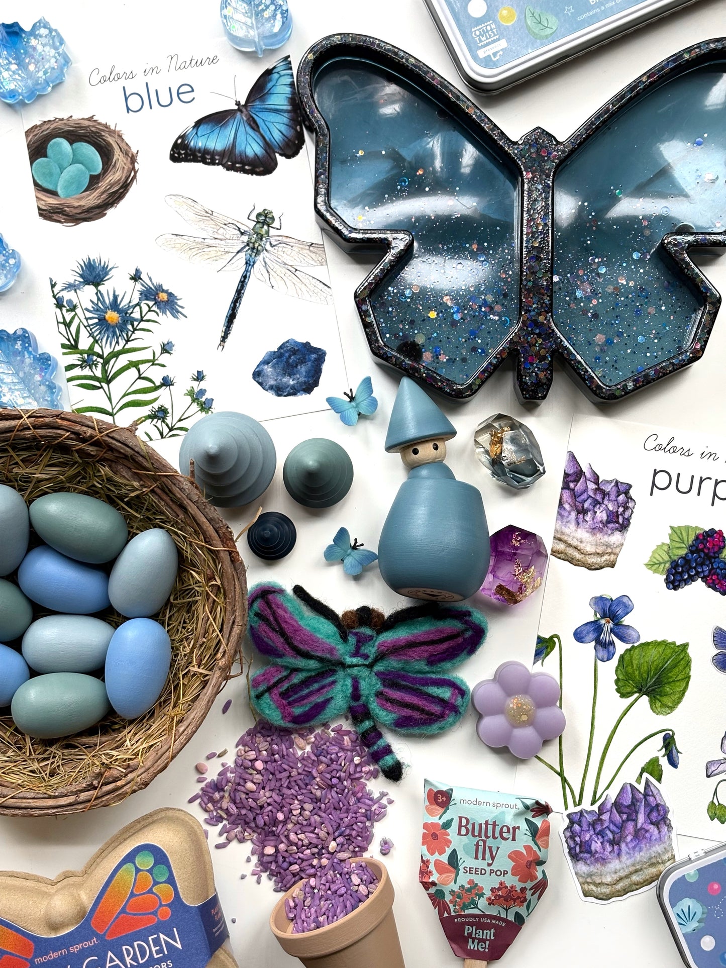 Backyard Nature Art Cards, Colors in Nature
