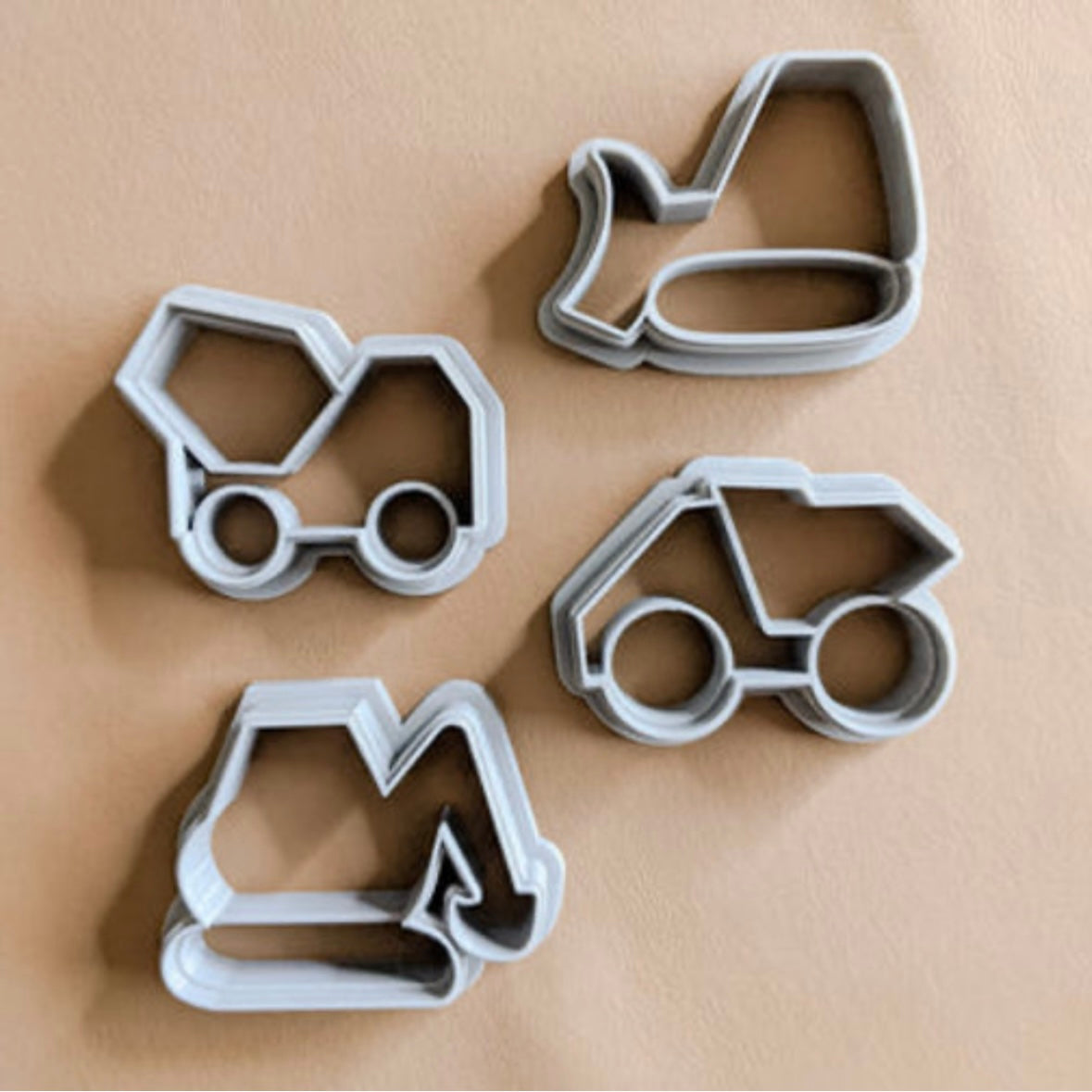 Construction Eco Dough Cutter Set by T. C. Play