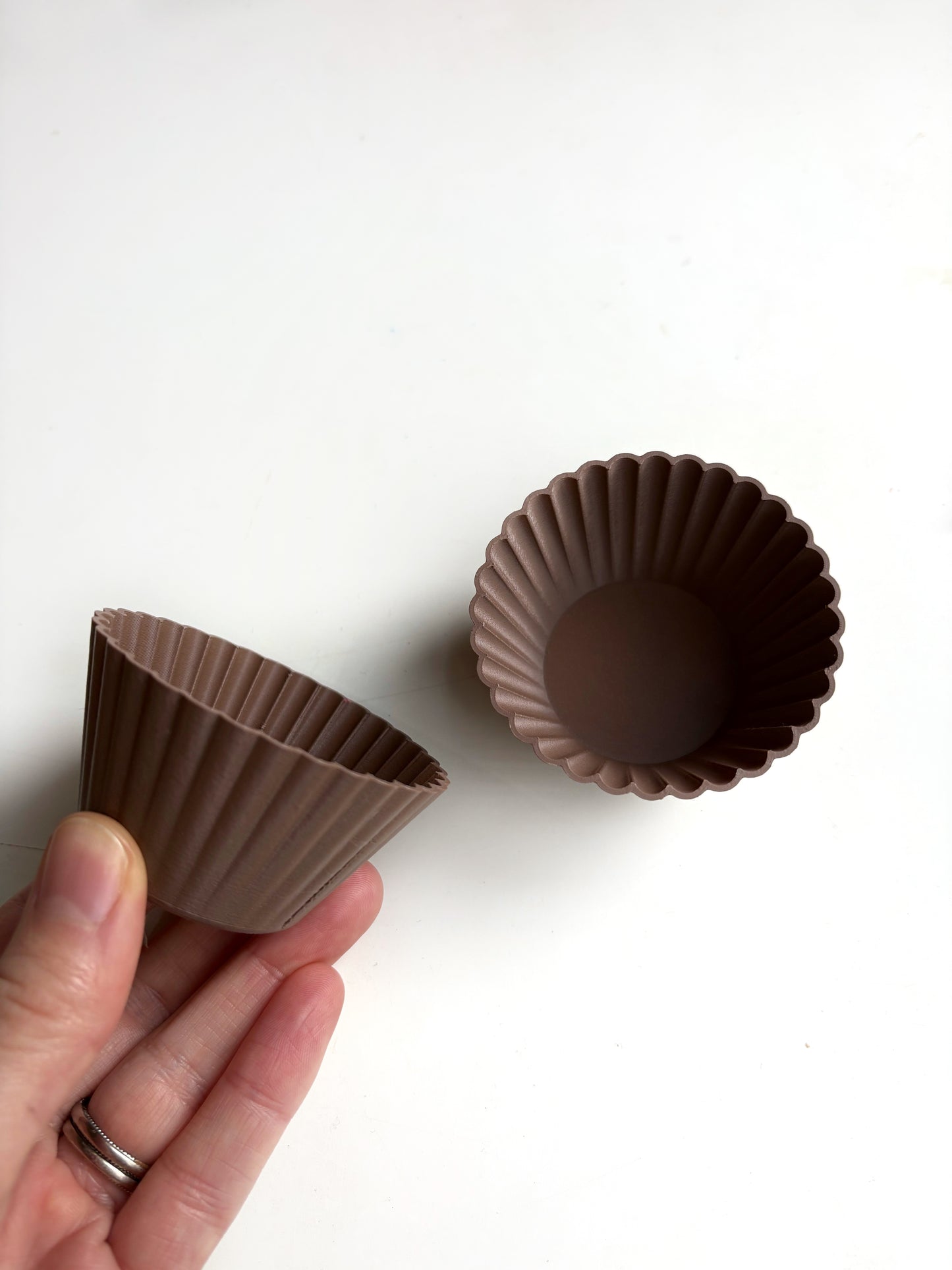 Chocolate Brown Cupcake Eco Liner Set by T. C. Play