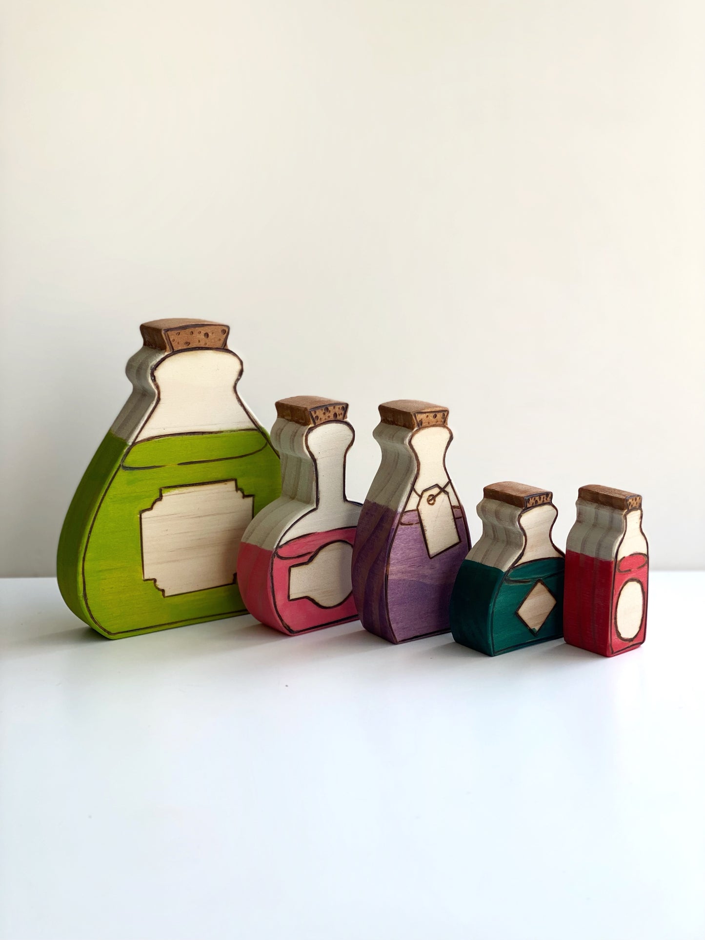 Potion Bottle Chunky Wood Cutouts