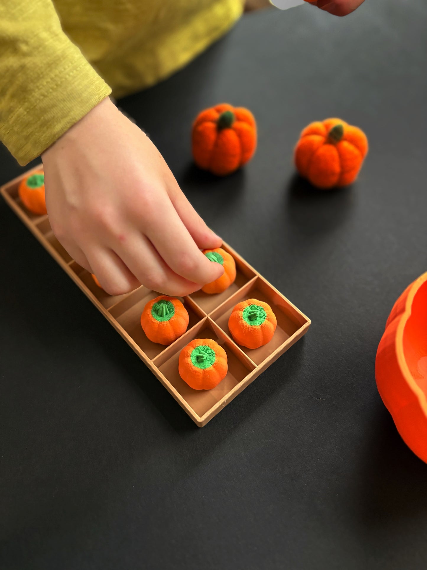 Pumpkin Eco Basket with Fillers by T. C. Play