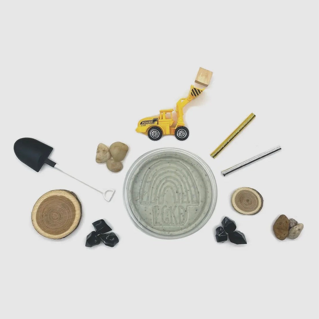Construction (Cookies 'N Cream) Sensory Play Dough Kit