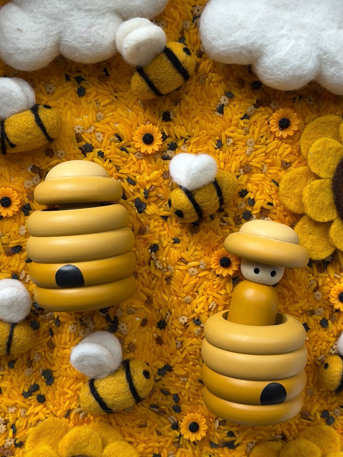 Hats Off Nature Friend Peg Dolls in Cups