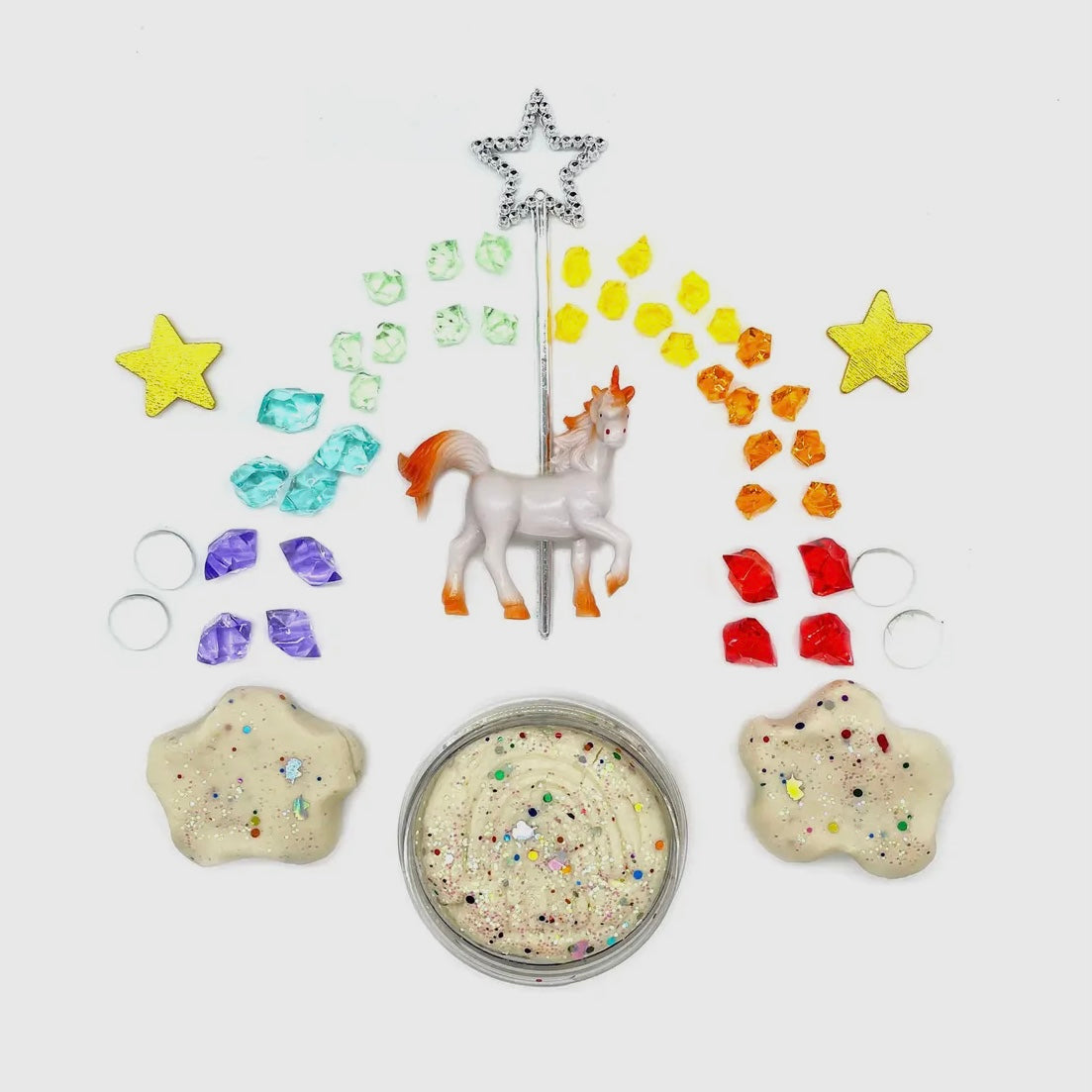 Unicorn Rainbow (Vanilla Buttercream) Sensory Dough Play Kit