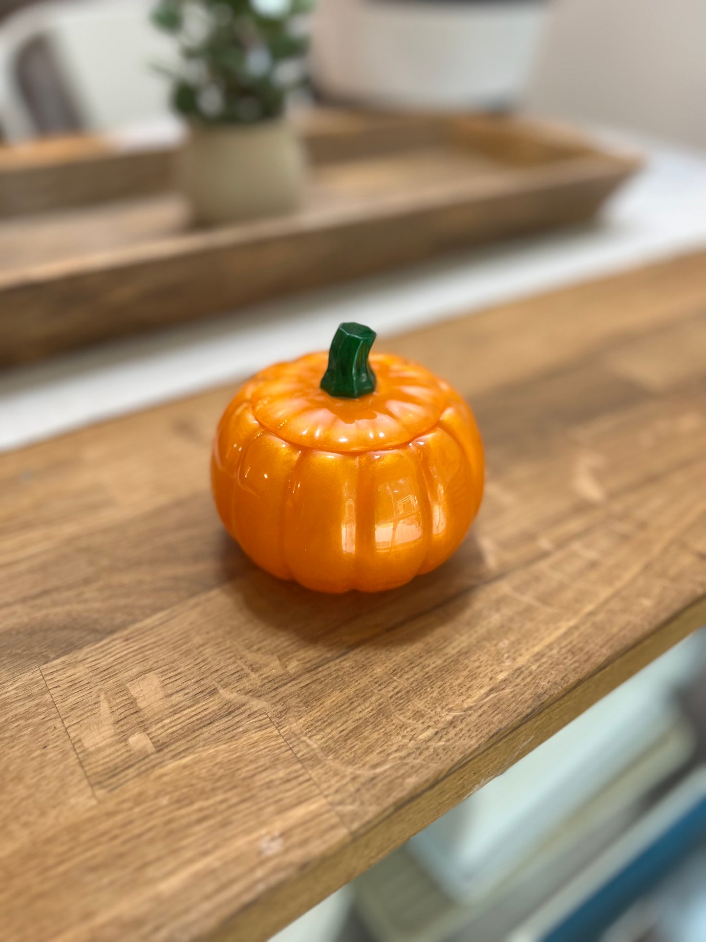 Resin Pumpkin Box