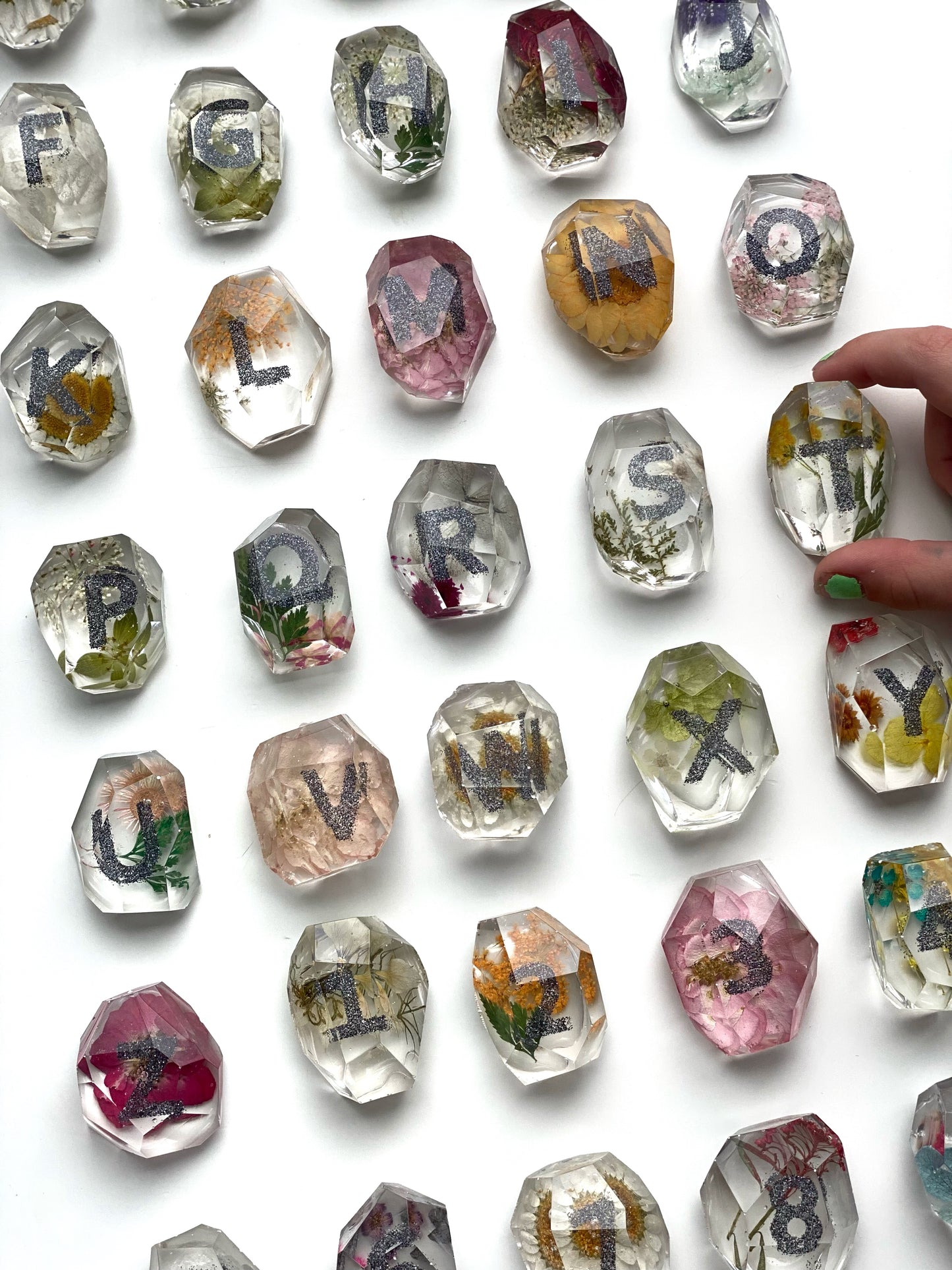 Alphabet Nature Gemstones
