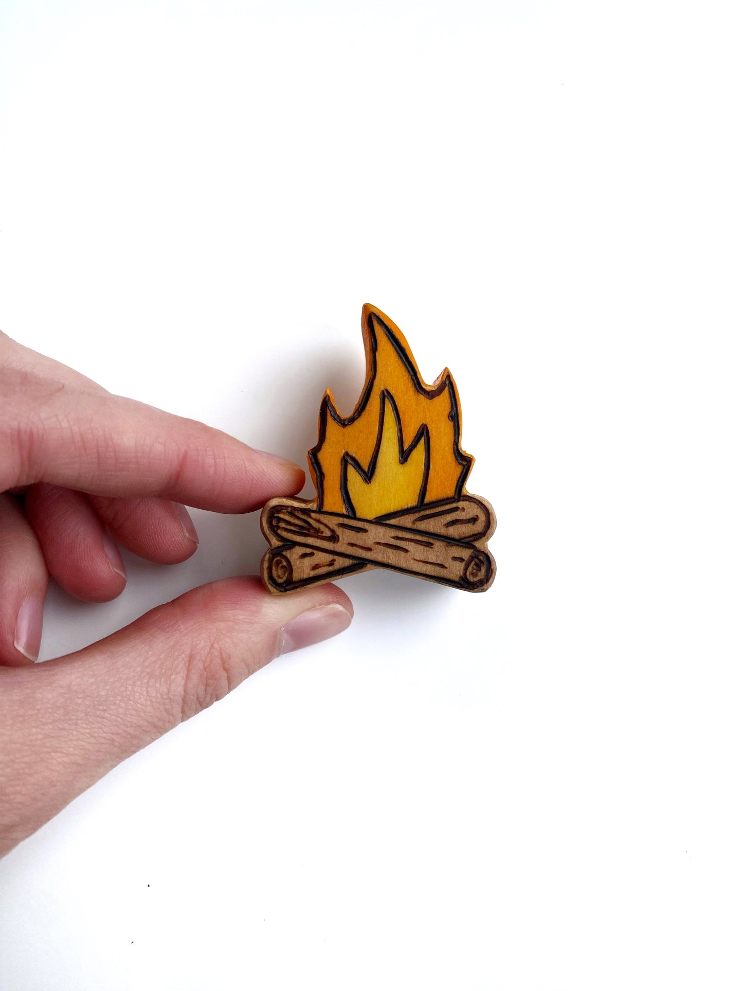 Campfire Chunky Wood Cutout