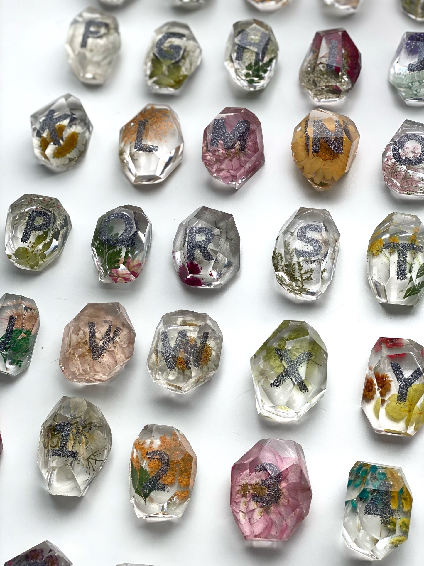 Alphabet Nature Gemstones