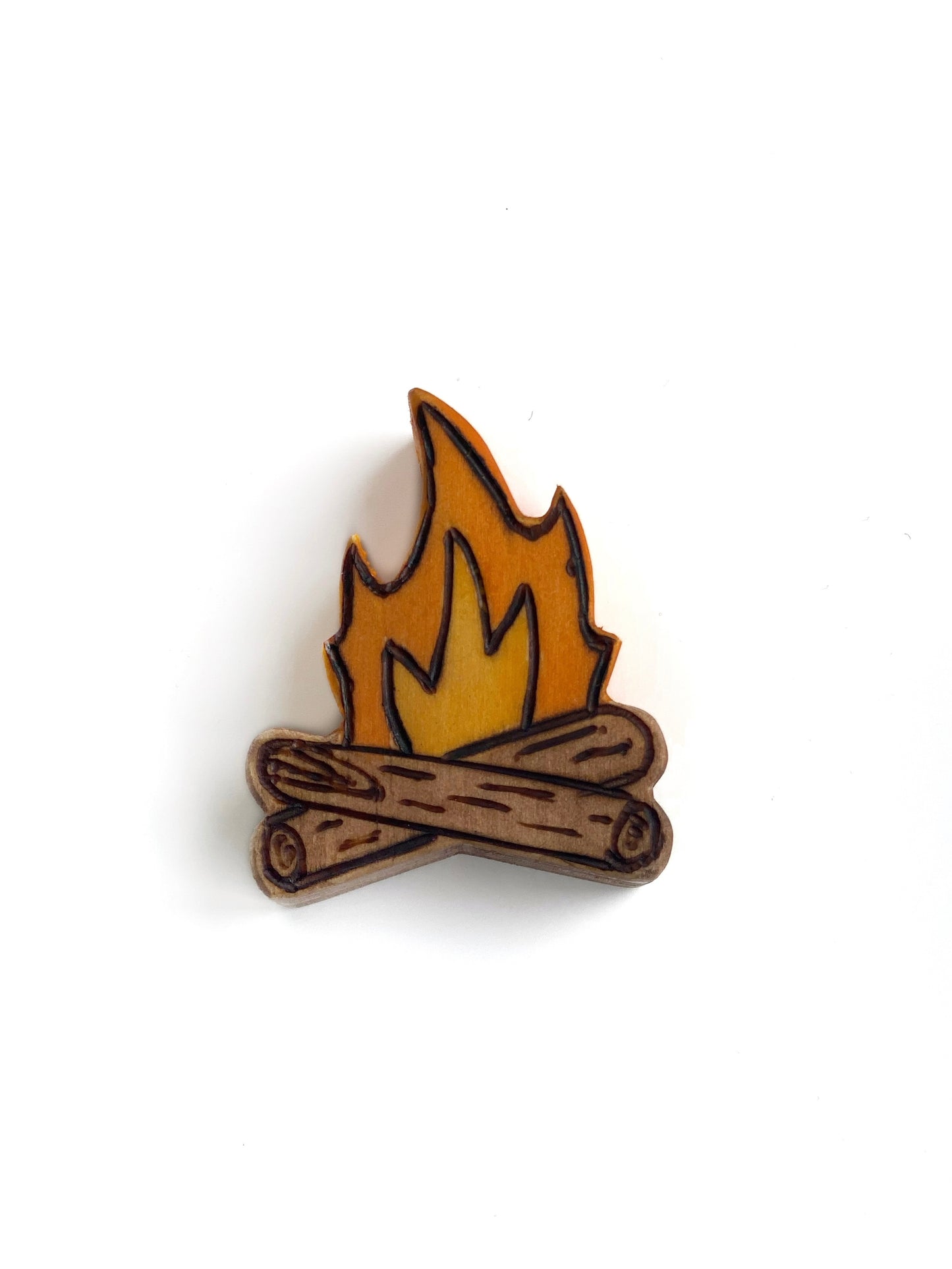 Campfire Chunky Wood Cutout