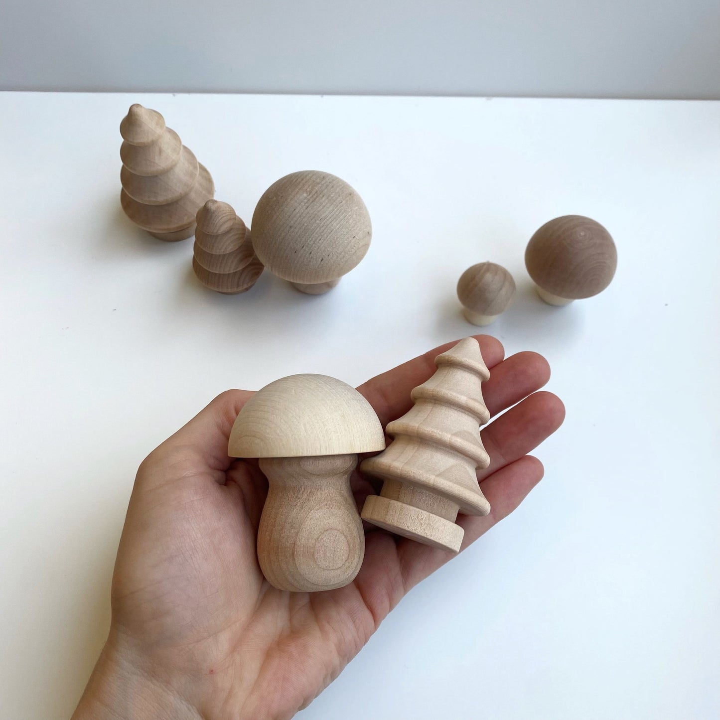Forest Wood Mushroom Tree Set