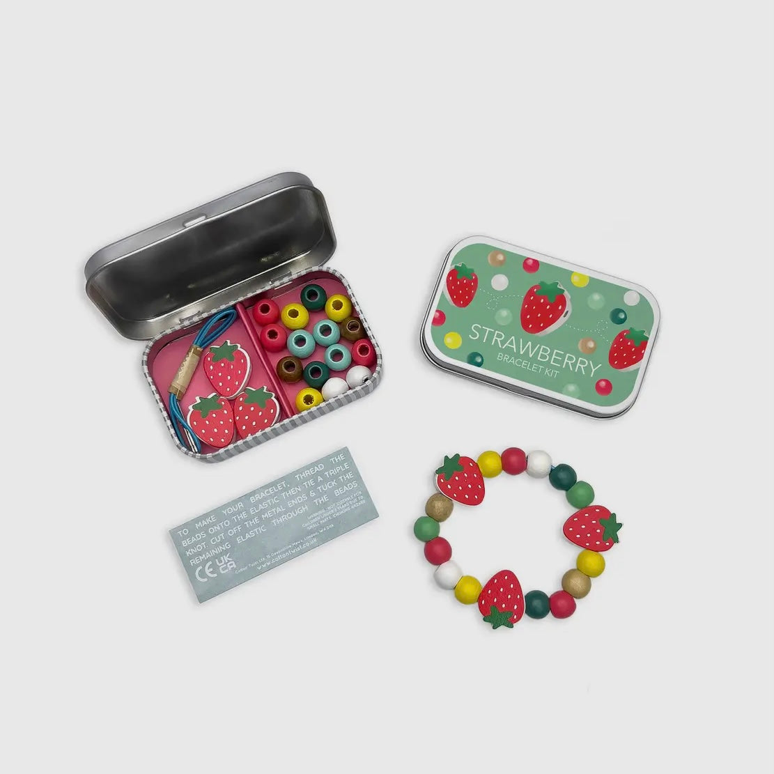 Strawberry Bracelet Gift Kit by Cotton Twist