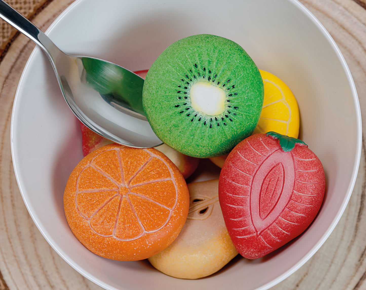 Fruit Sensory Play Stones by Yellow Door