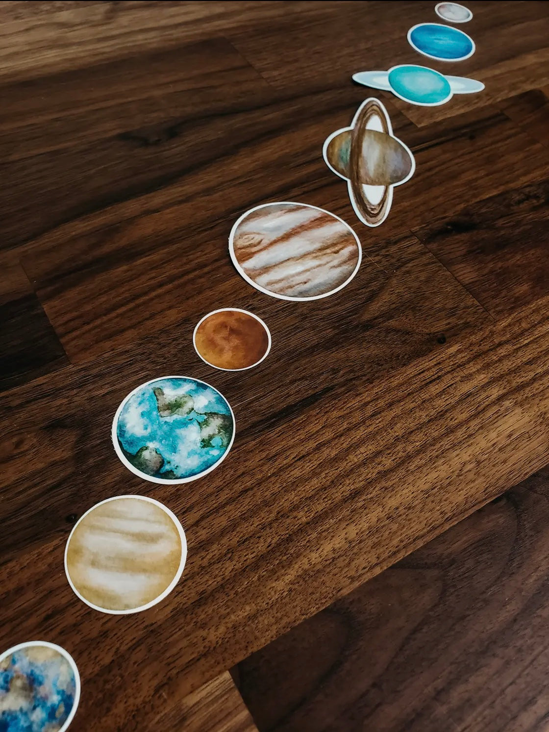 Solar System Sticker Pack, Set of 9