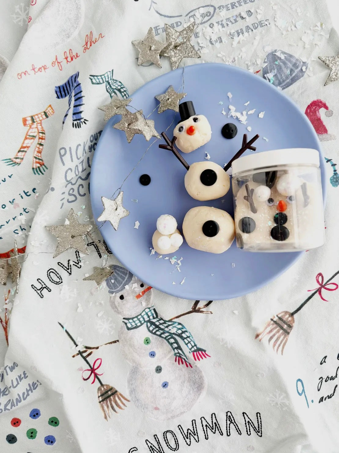 Snowman (Marshmallow) Mini Dough-To-Go Kit