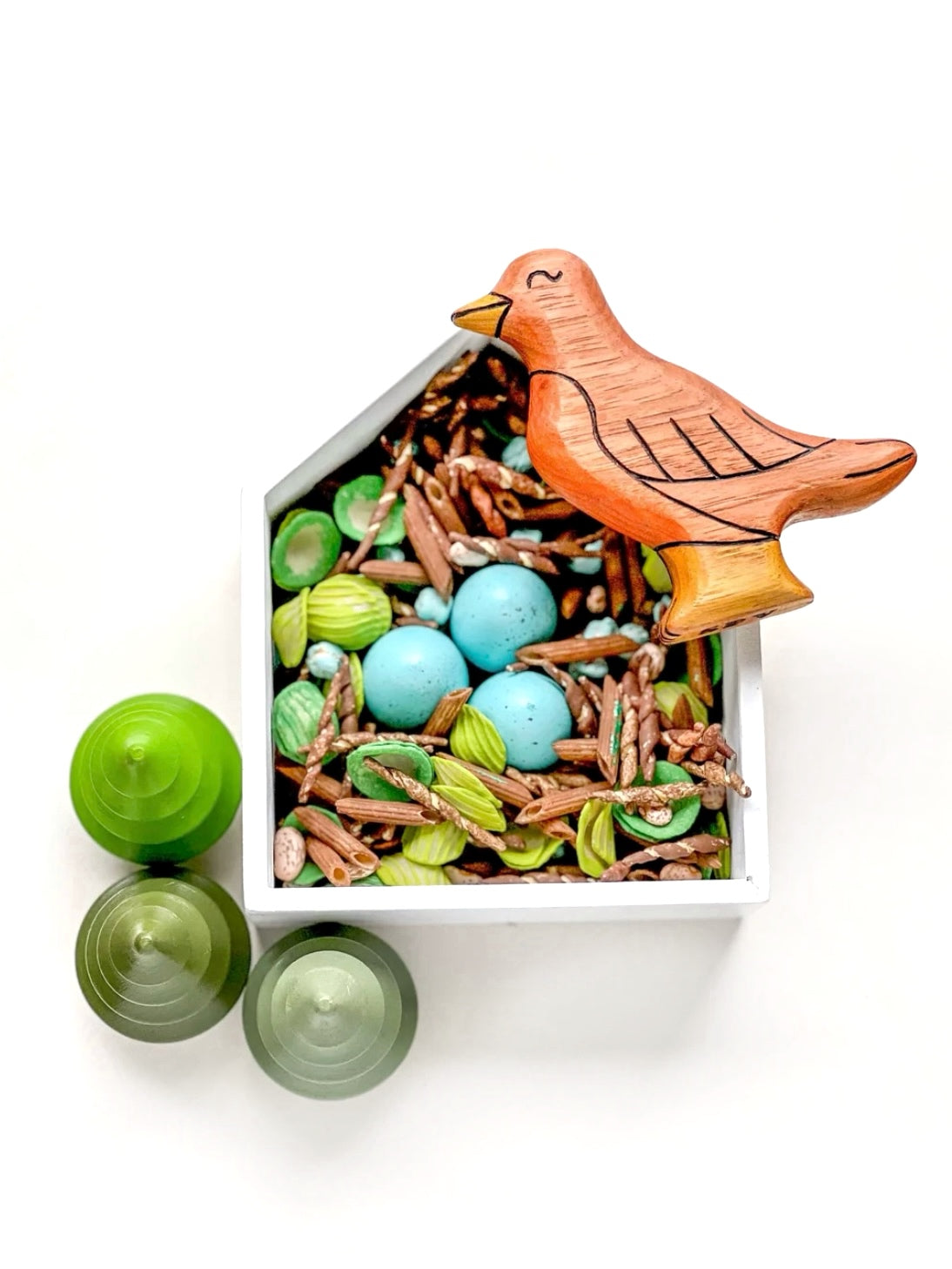 Build a Nest Sensory Bin Filler by Hippie Hooray