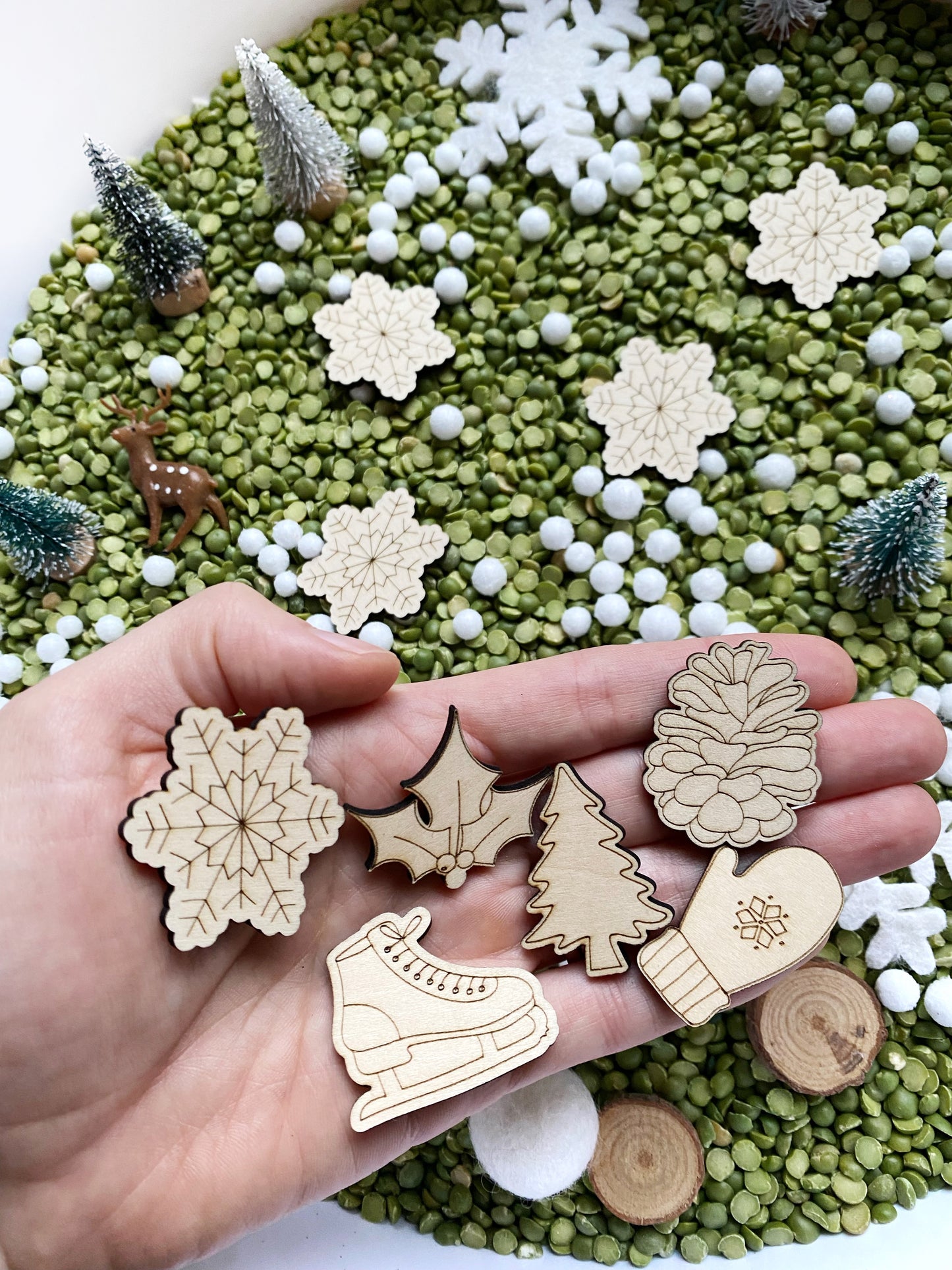 Winter Wood Loose Parts