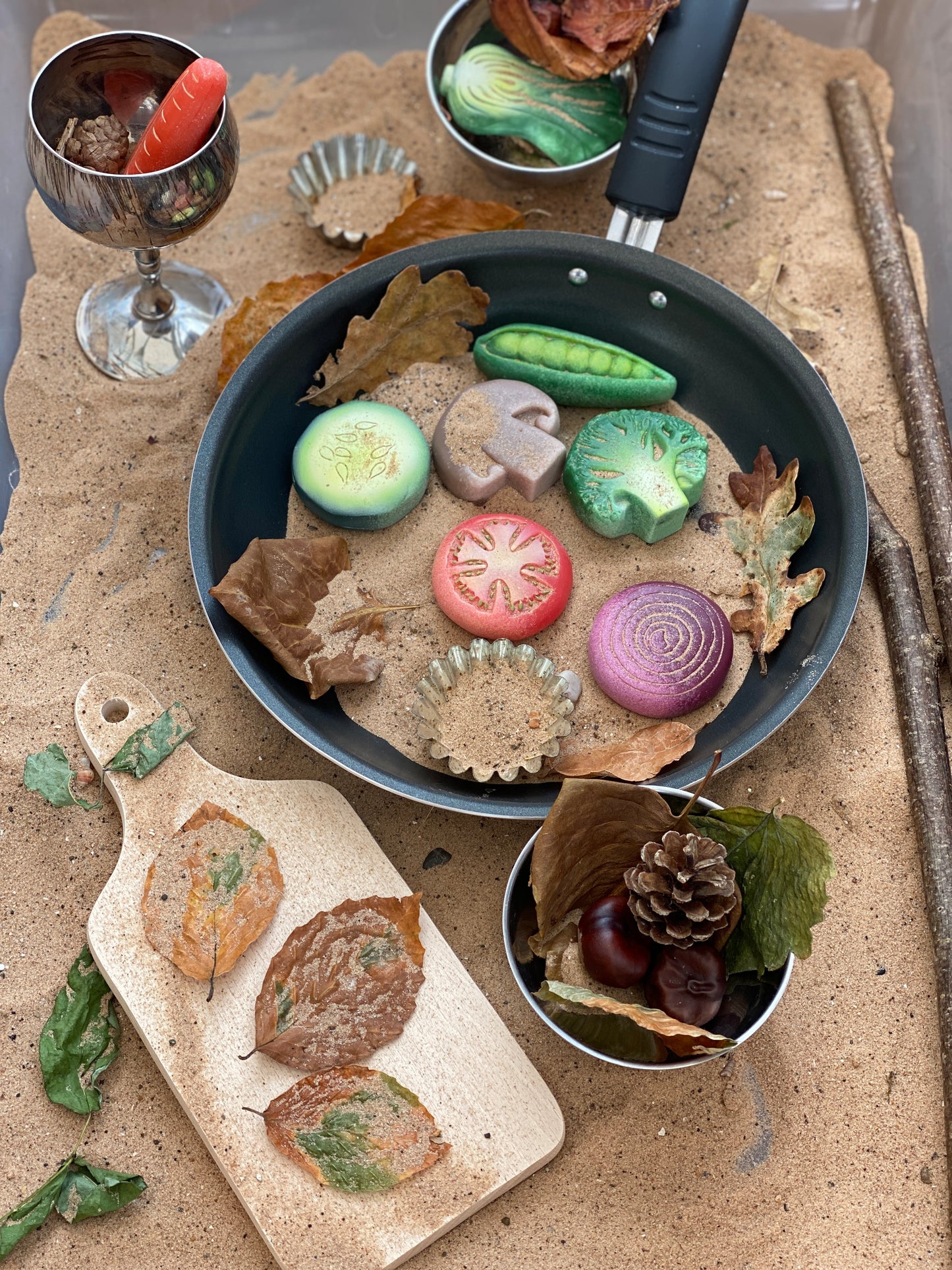 Vegetables Sensory Play Stones by Yellow Door