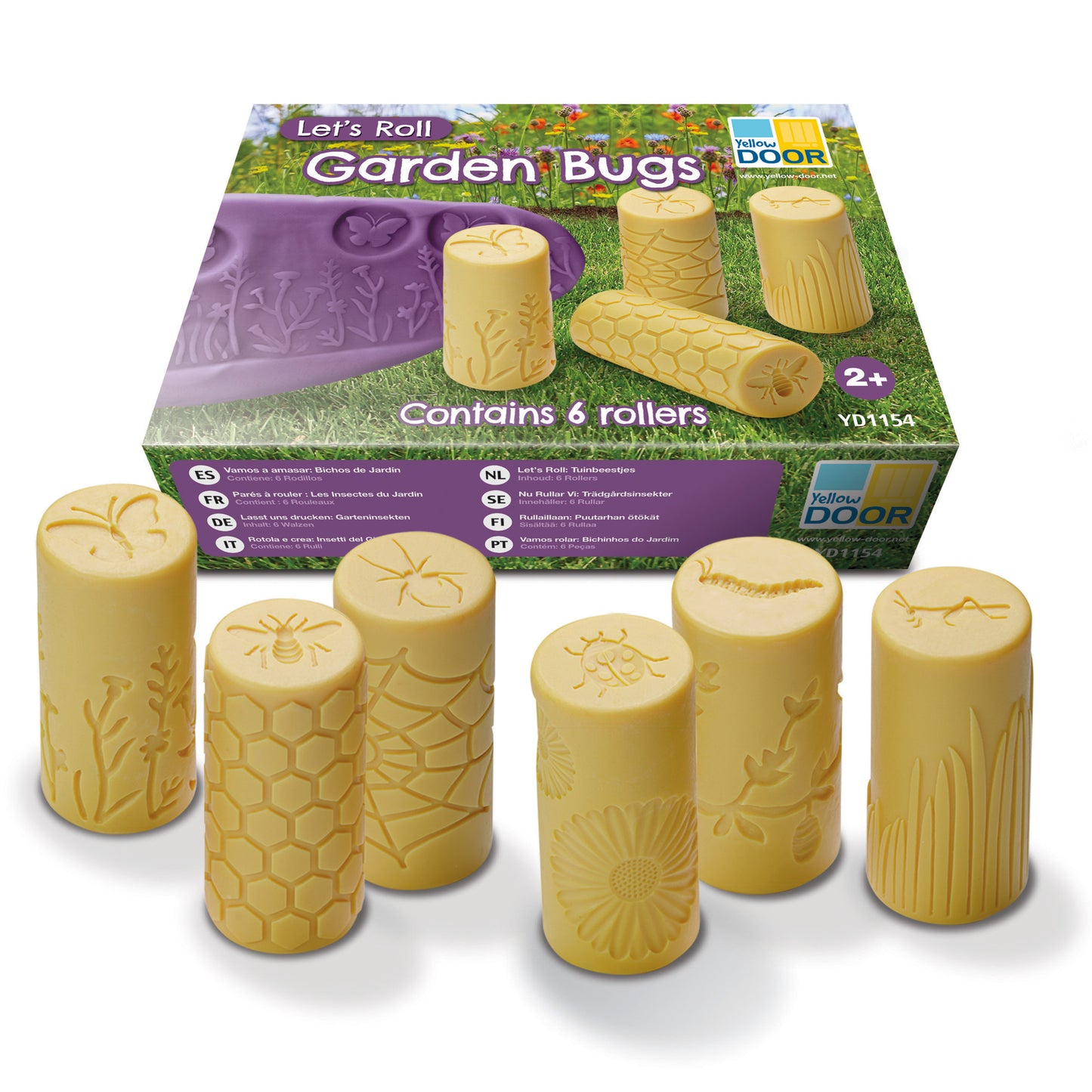 Let’s Roll – Garden Bugs Dough Roller and Stamps