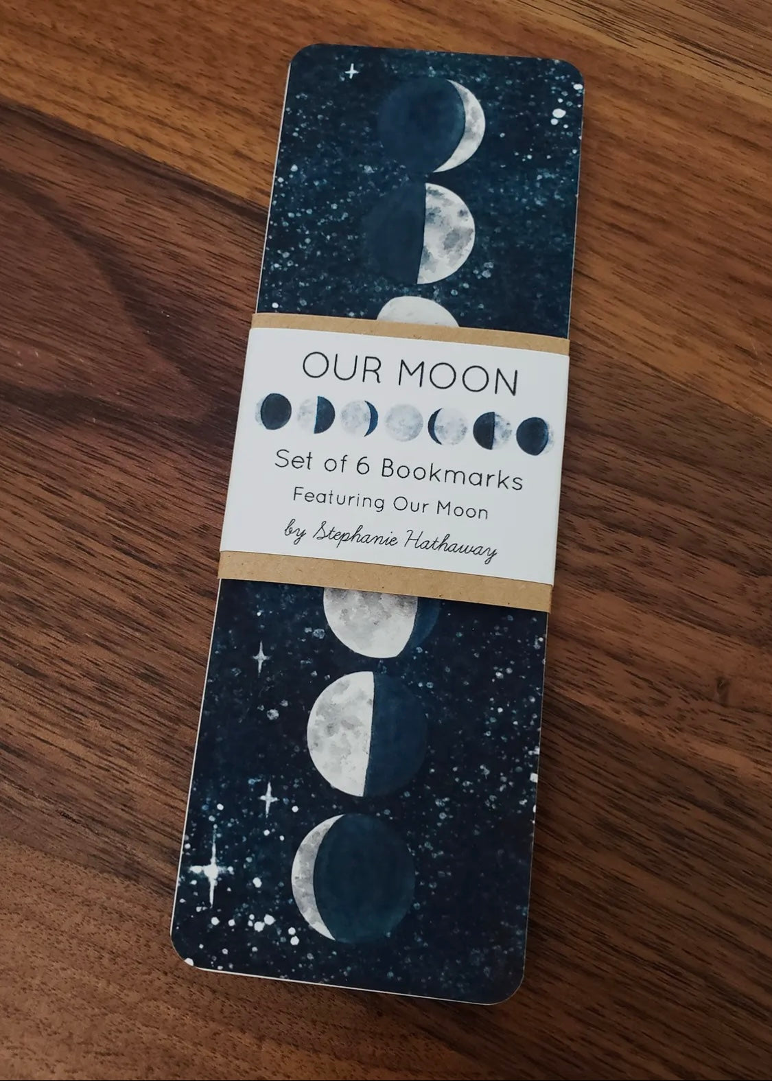 Moon Bookmarks Pack, Set of 6