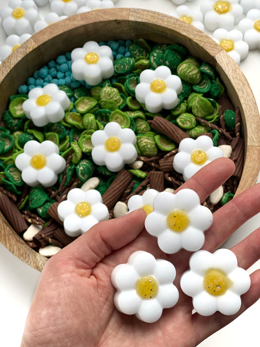 White and Yellow Daisy Counters
