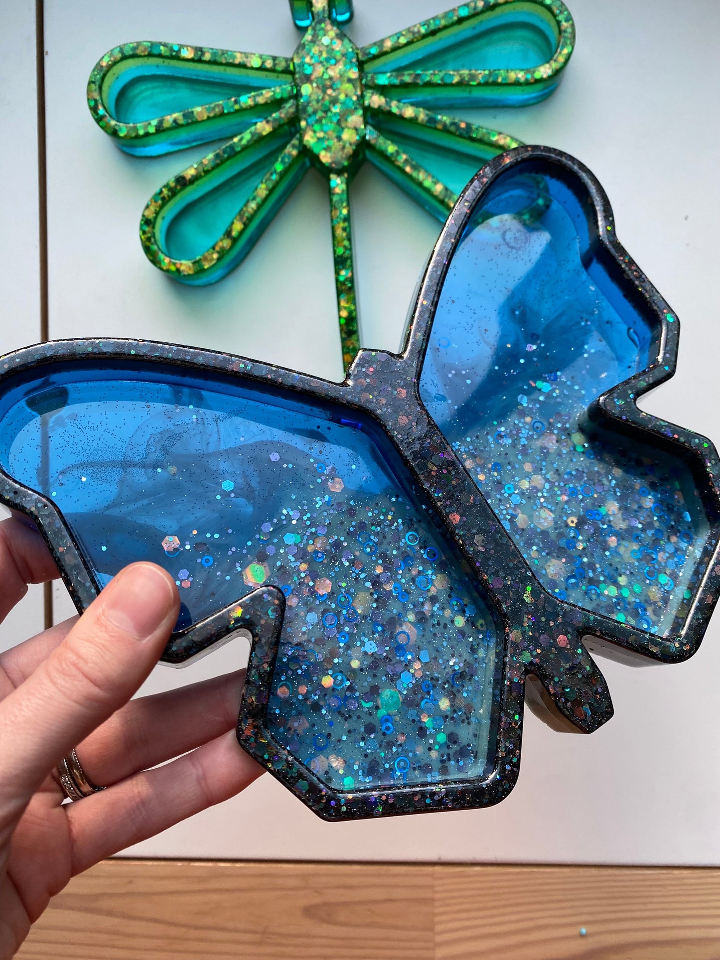 Resin Butterfly and Dragonfly Trays