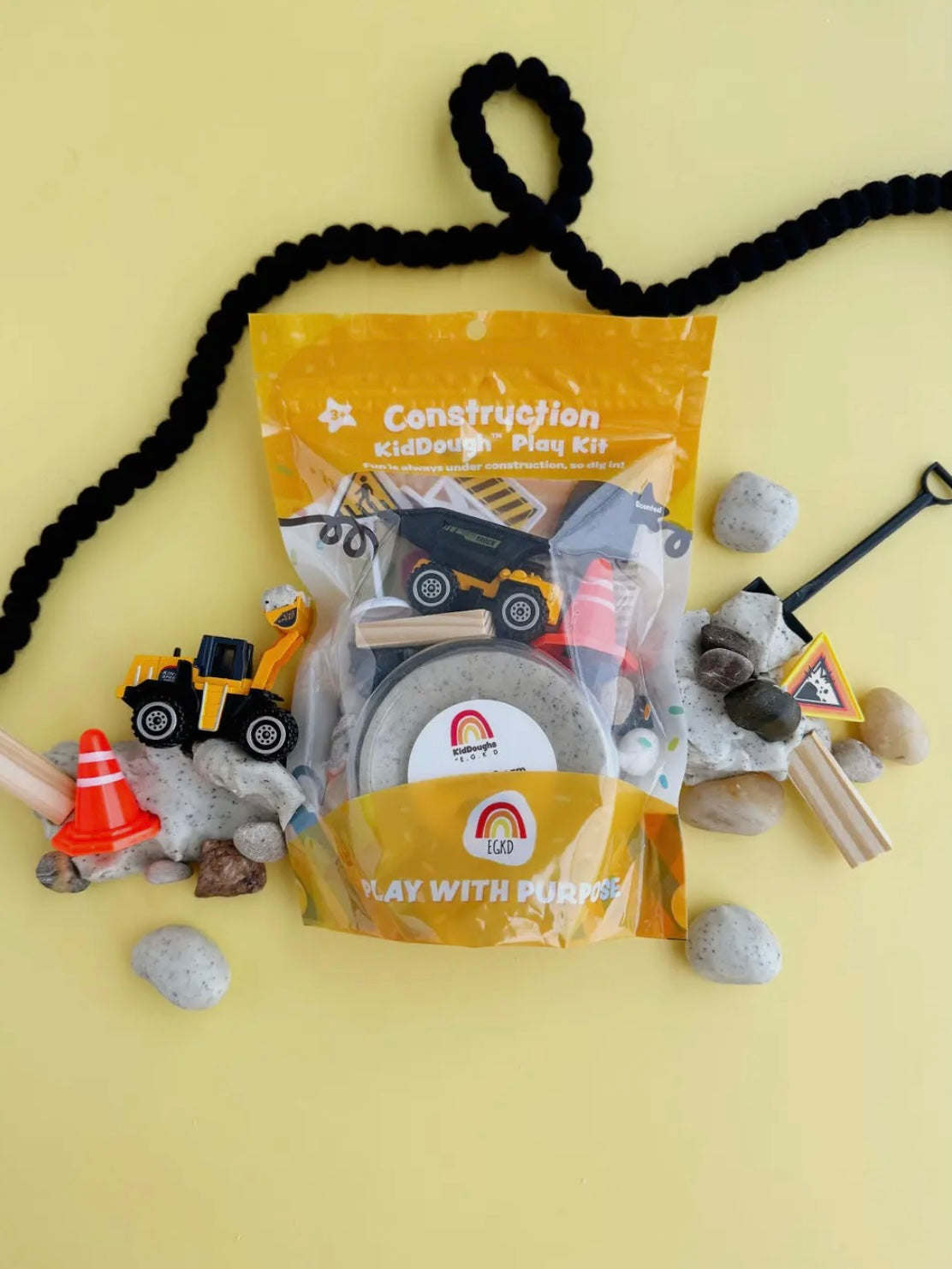 Construction (Cookies 'N Cream) Sensory Play Dough Kit