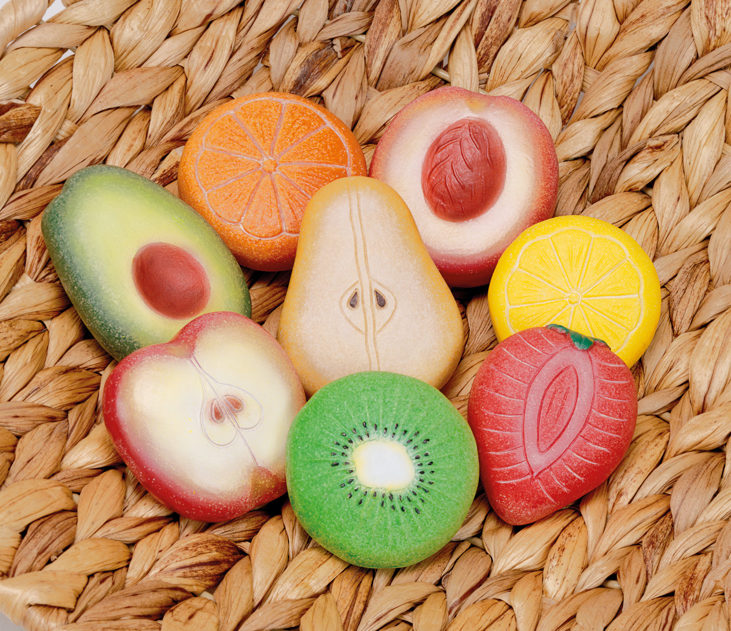 Fruit Sensory Play Stones by Yellow Door