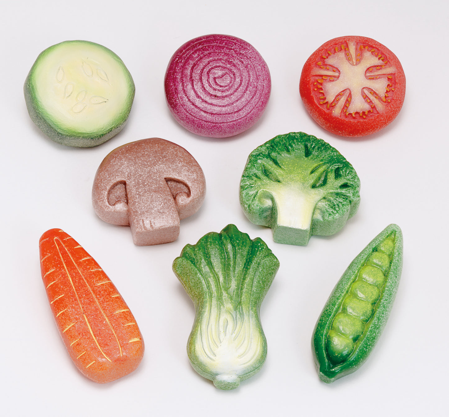 Vegetables Sensory Play Stones by Yellow Door