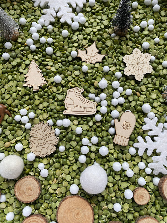 Winter Wood Loose Parts