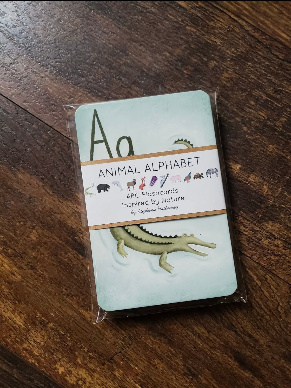 Animal Alphabet Flashcards, Set of 26