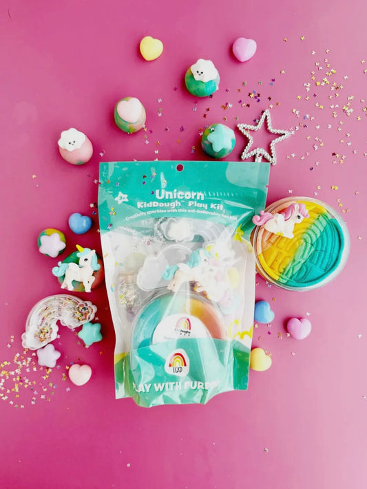 Unicorn (Rainbow Sherbet) Kiddough Play Kit