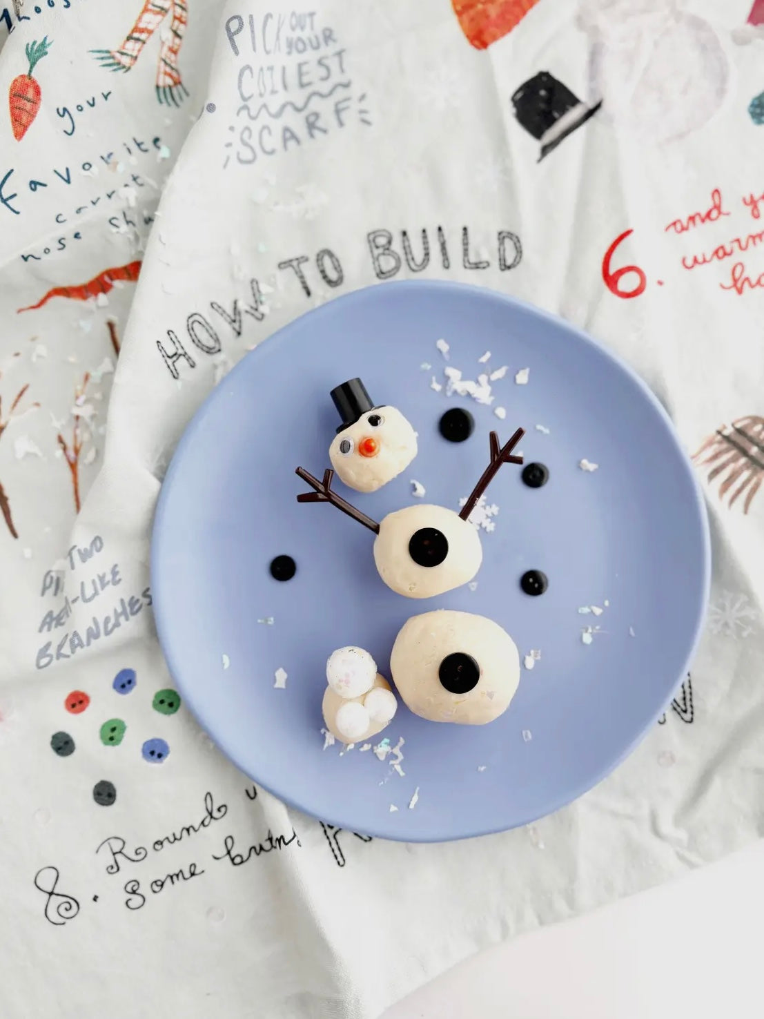 Snowman (Marshmallow) Mini Dough-To-Go Kit