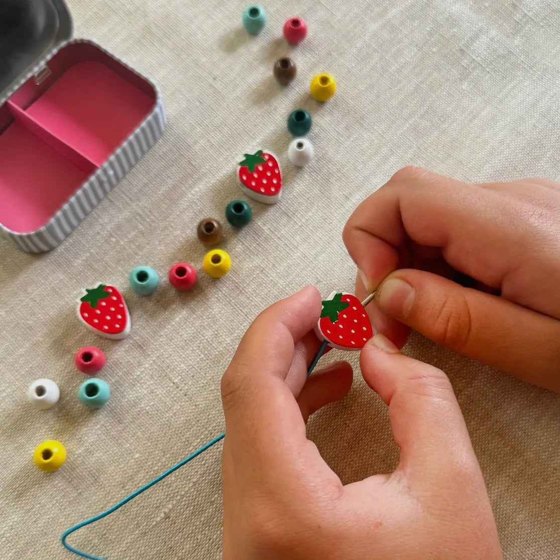 Strawberry Bracelet Gift Kit by Cotton Twist