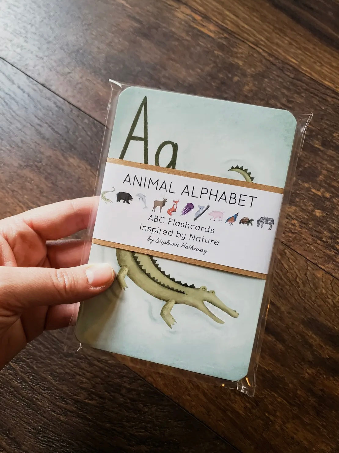 Animal Alphabet Flashcards, Set of 26