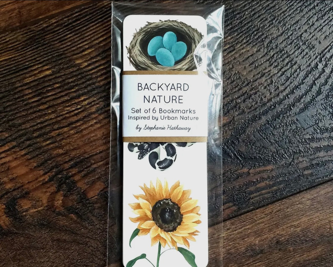 Backyard Nature Bookmarks Pack, Set of 6