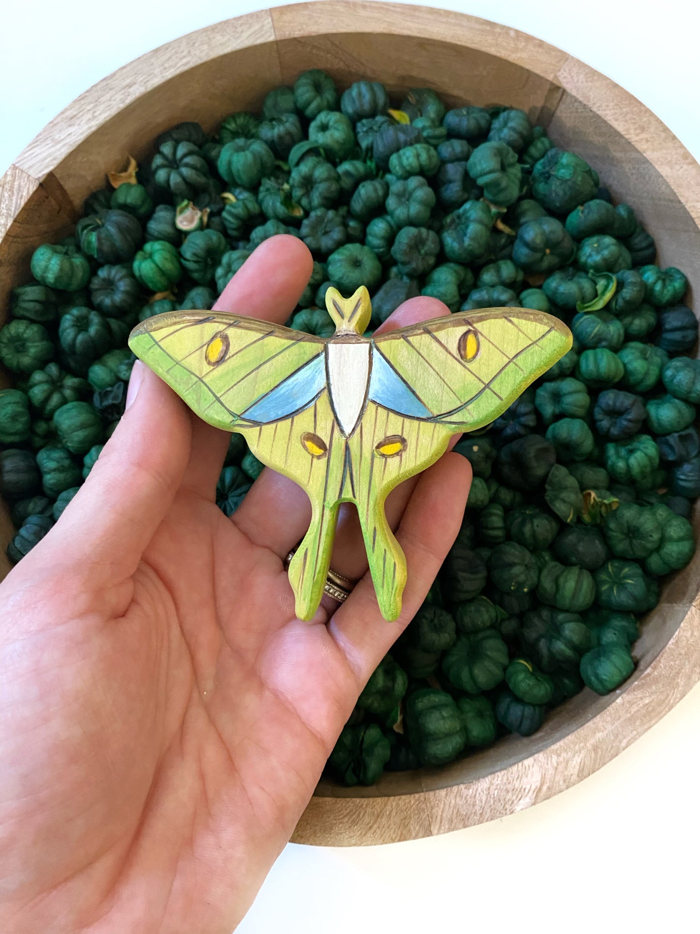 Luna Moth Chunky Wood Cutout