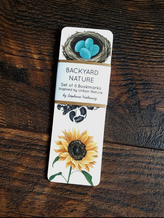 Backyard Nature Bookmarks Pack, Set of 6