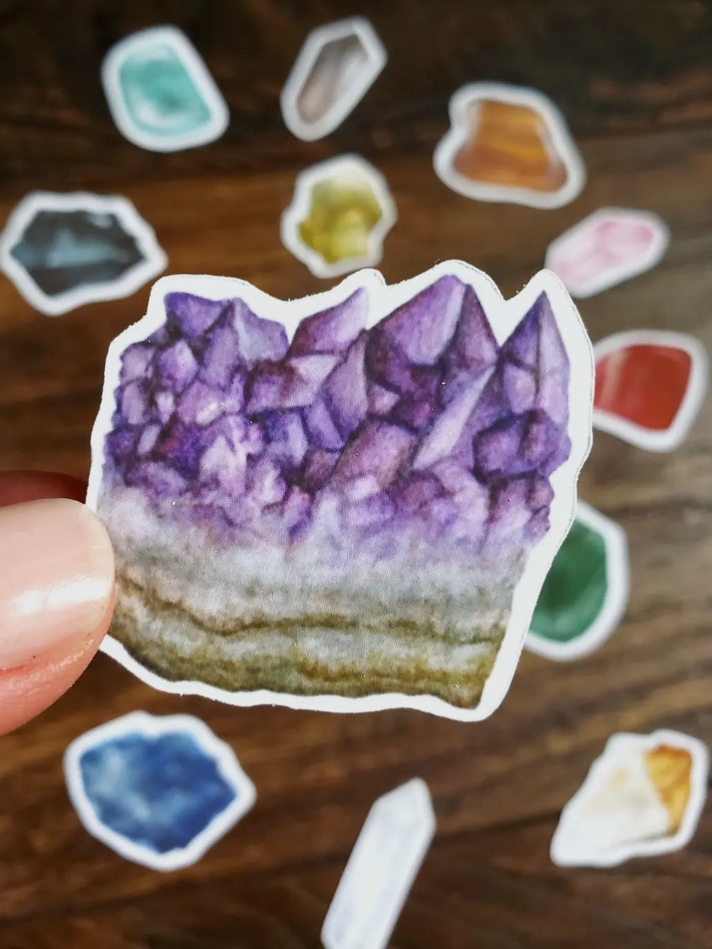 Gemstone Sticker Pack, Set of 12