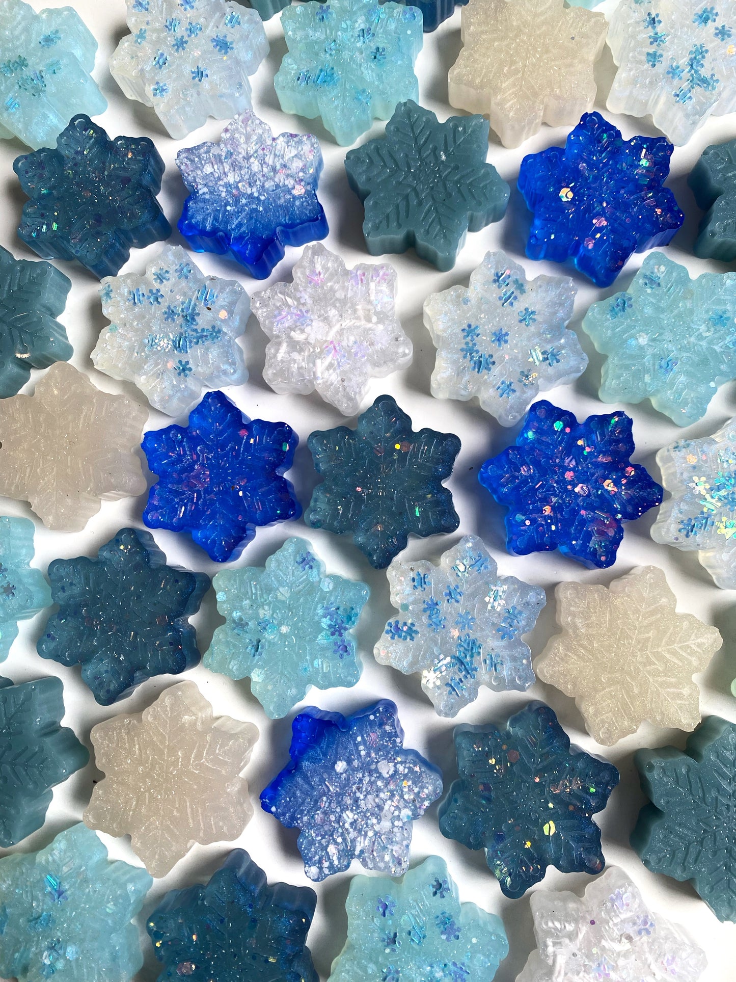 Chunky Resin Snowflakes