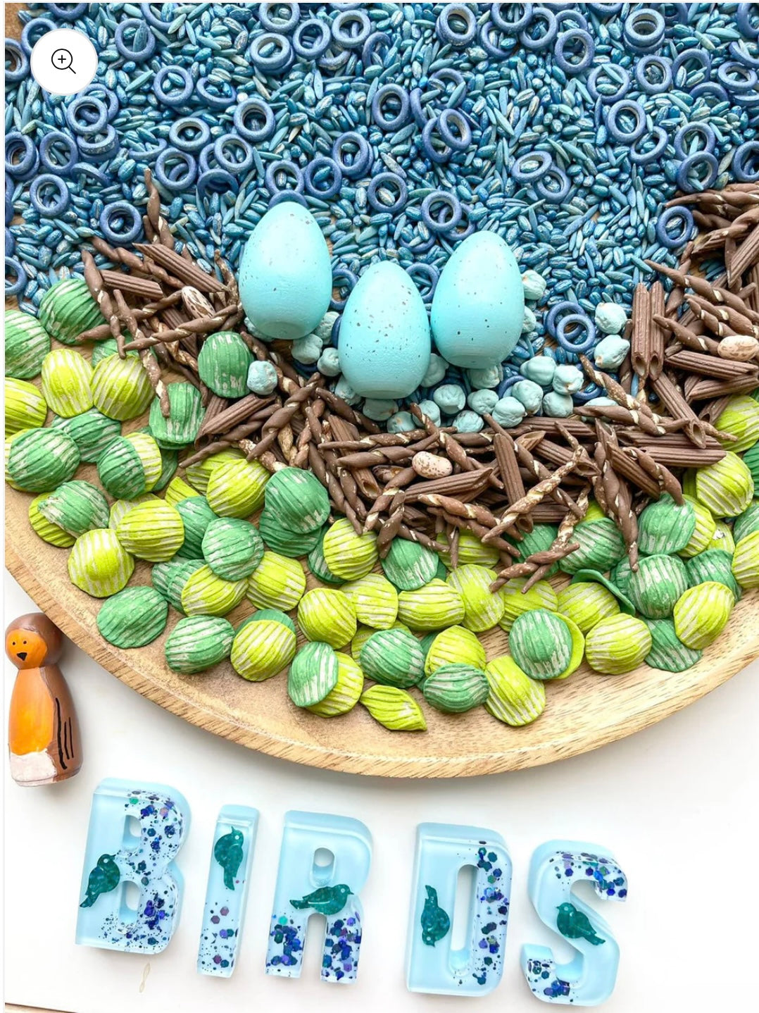 Build a Nest Sensory Bin Filler by Hippie Hooray