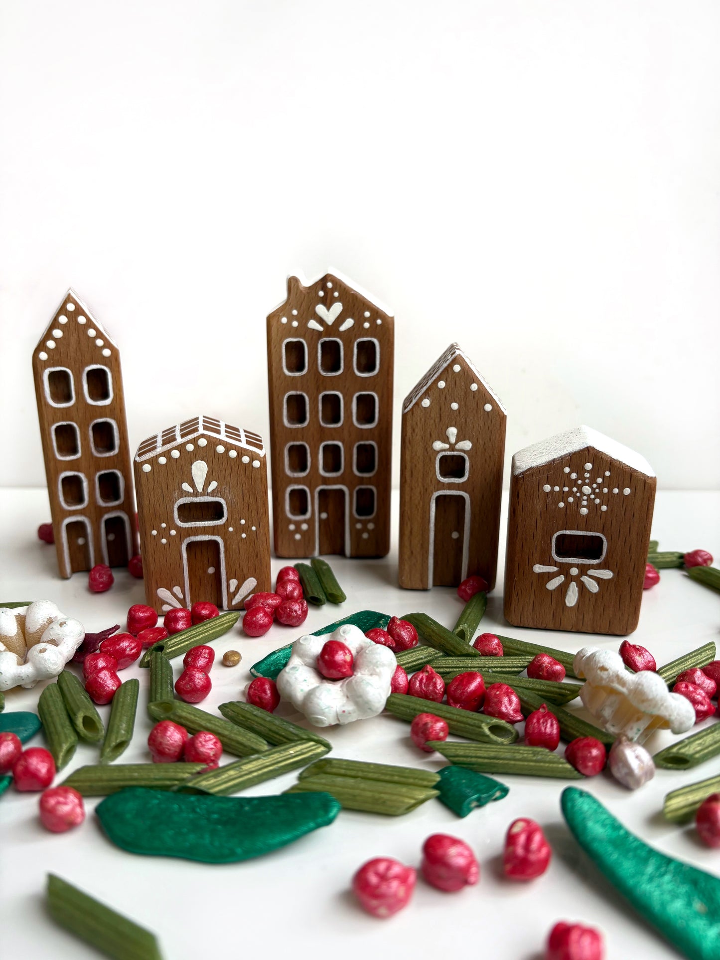 Wood Gingerbread Houses