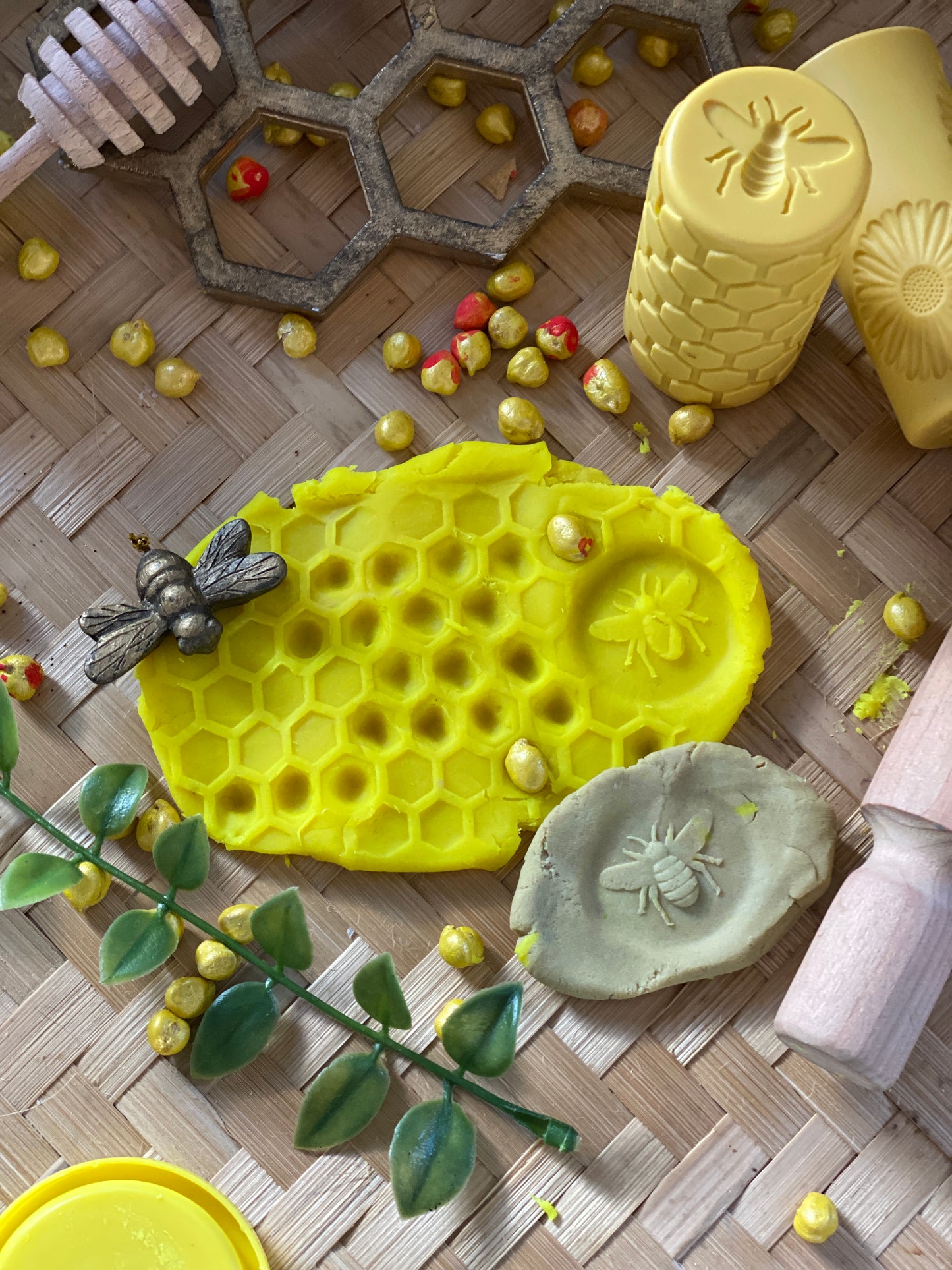 Let’s Roll – Garden Bugs Dough Roller and Stamps