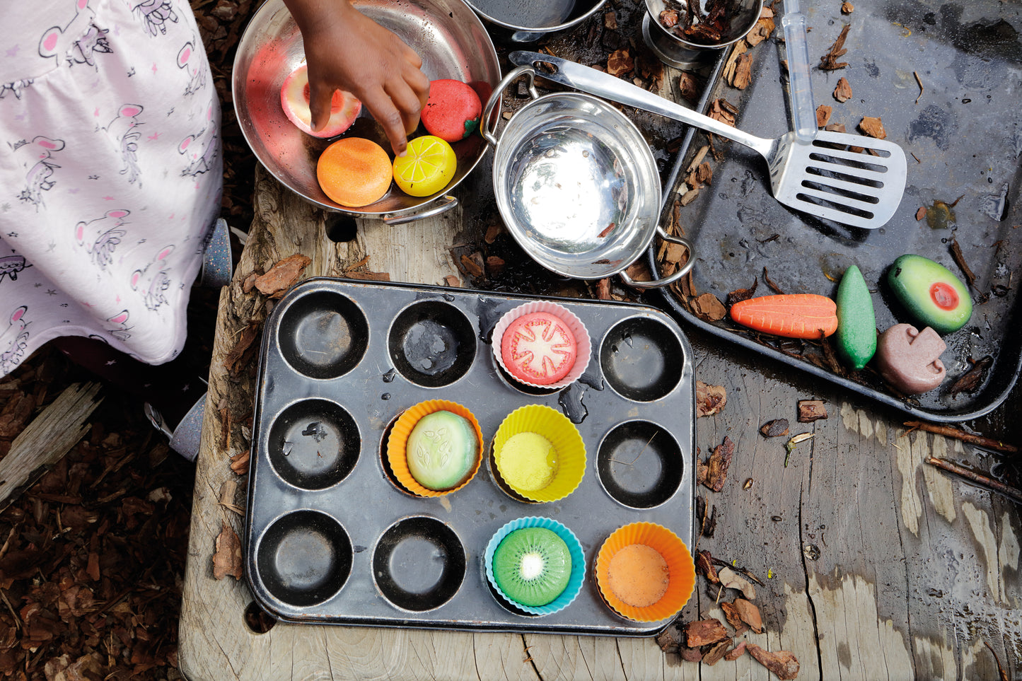 Vegetables Sensory Play Stones by Yellow Door