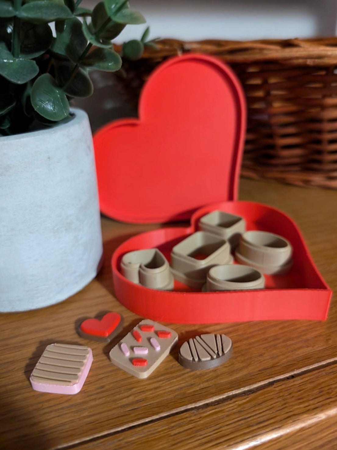 Chocolate Box Set with Eco Dough Cutters by T. C. Play