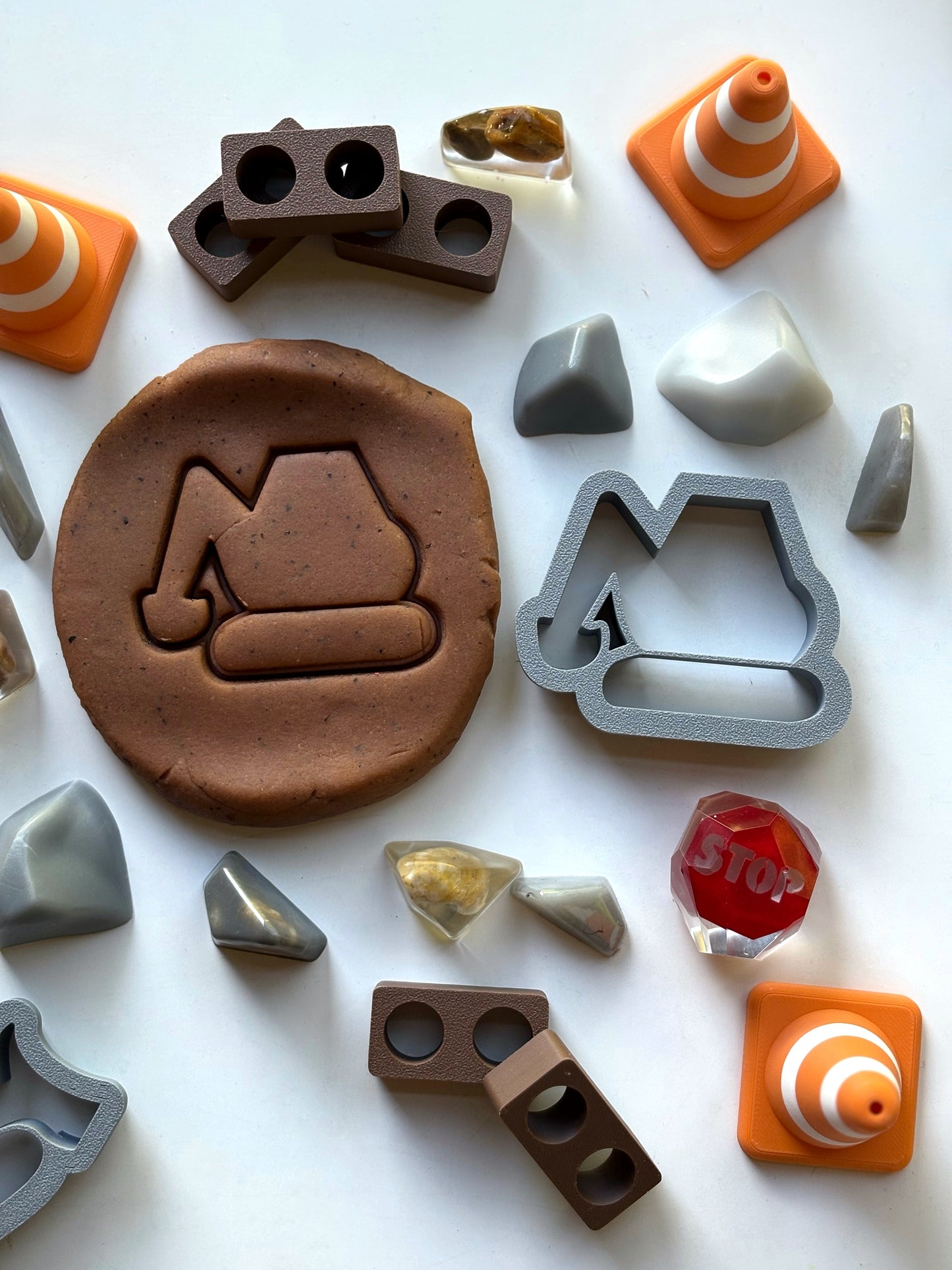 Construction Eco Dough Cutter Set by T. C. Play